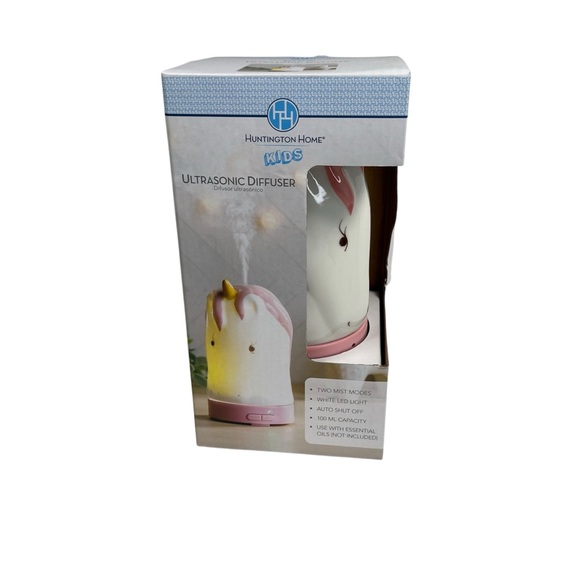 Ultrasonic Diffuser Unicorn Huntington Home Kids 100ml NIB - Picture 2 of 8